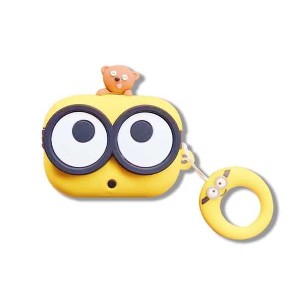 Replacement Silicone Case Cover for Air pod Pro - Minion Teddy