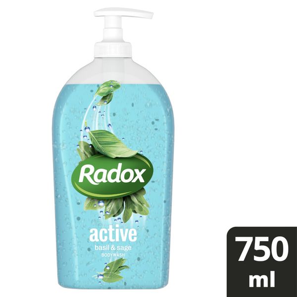 RADOX Feel Active Basil and Sage Body Wash 750ml