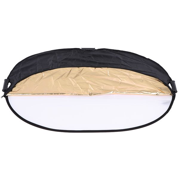 Andoer 90x120cm Round Collapsible Multi-Disc Photo Light Reflector