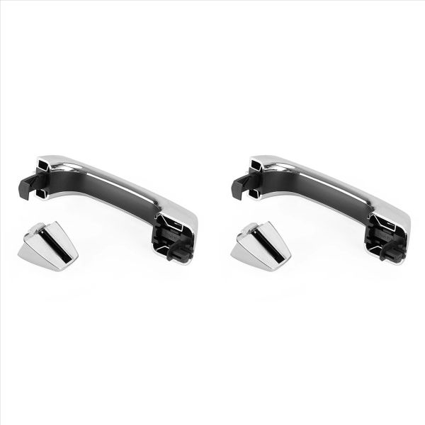 Exterior Outside Door Handle W/ Cover Chrome Front Rear For Hummer