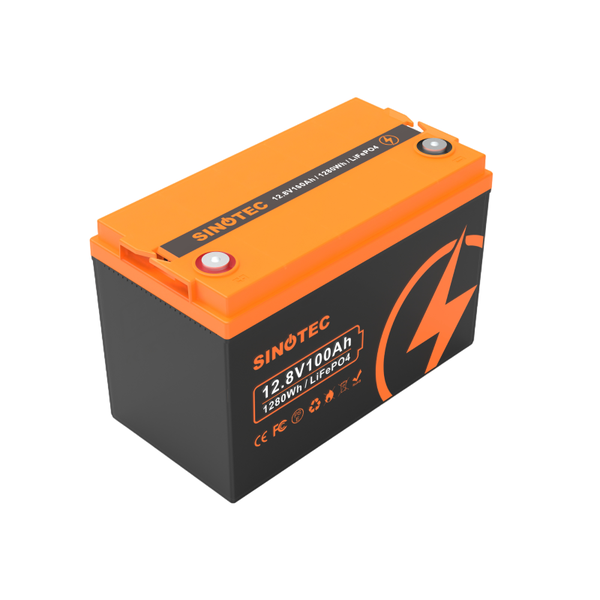 Sinotec 12.8V100AH LiFePo4 Battery 1280WH