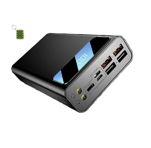 40000mAh Power Bank with Four USB Output &amp; LED Flashlight + Key Chain