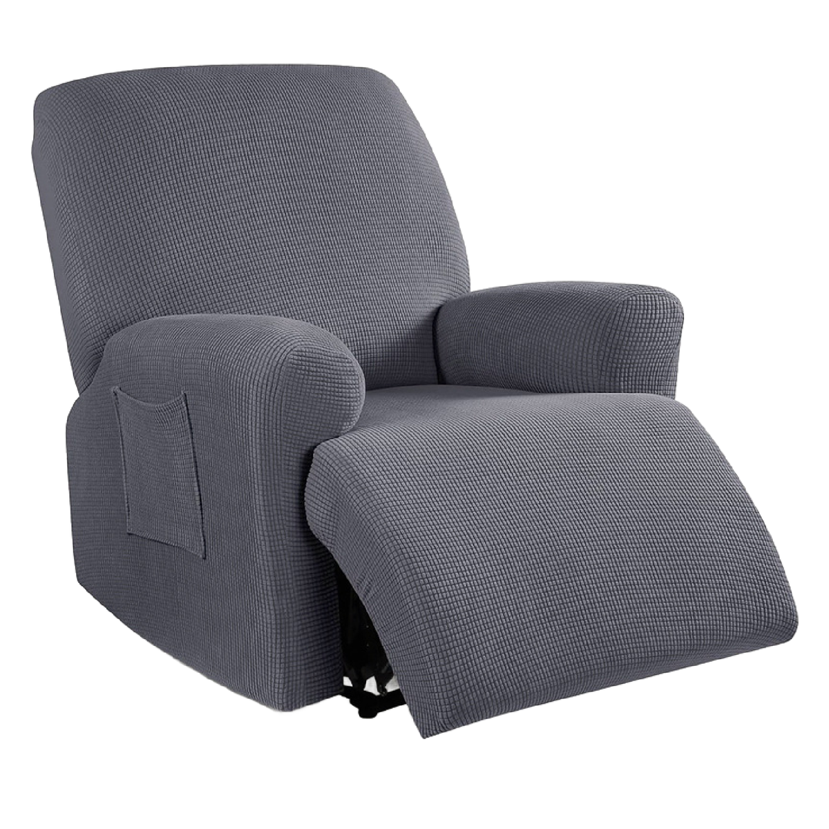 Recliner Sofa Couch Covers-Elastic Recliner Waffle Material Sofa Cover