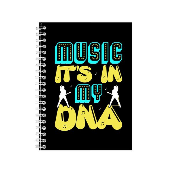 It_s In My DNA Notebook Music Gift Idea A5 Notepad 146