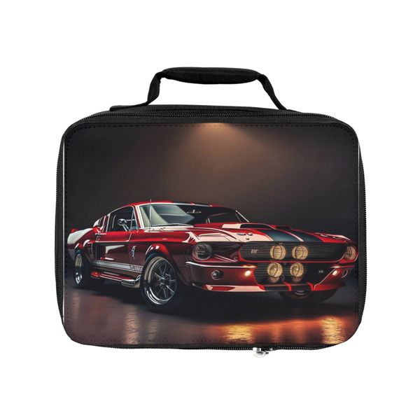 Red Mustang Insulated Lunch Cooler