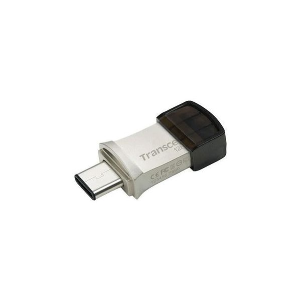 Transcend JetFlash 890 64GB 128GB USB 3.2 Gen 1 Silver Flash Drive Type A/C