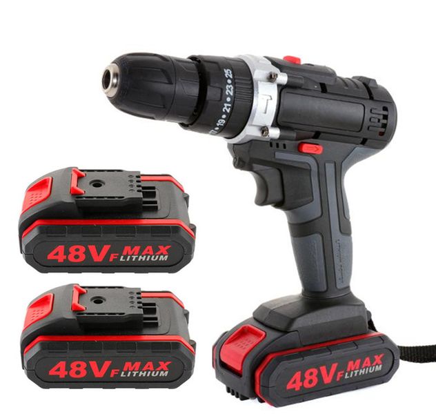 TruGroup 48VF Electric Drill Impact Drill Cordless Screwdriver