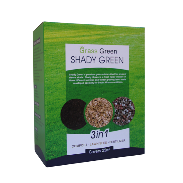 Lawn Seed - Shady Green 3 in 1 - Covers 25 m2