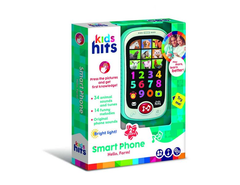 Kids Hits Smart Phone Hello Farm