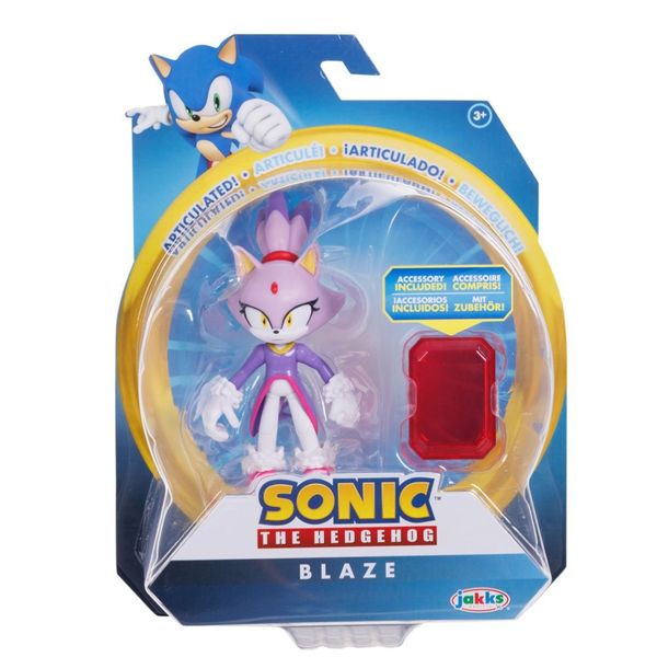 Sonic - 10cm Articulated Figures With Accessories - Blaze