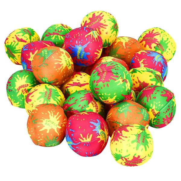 24 Pcs Water Toys Splash Balls Float Mini Water Bomb Absorbent Ball