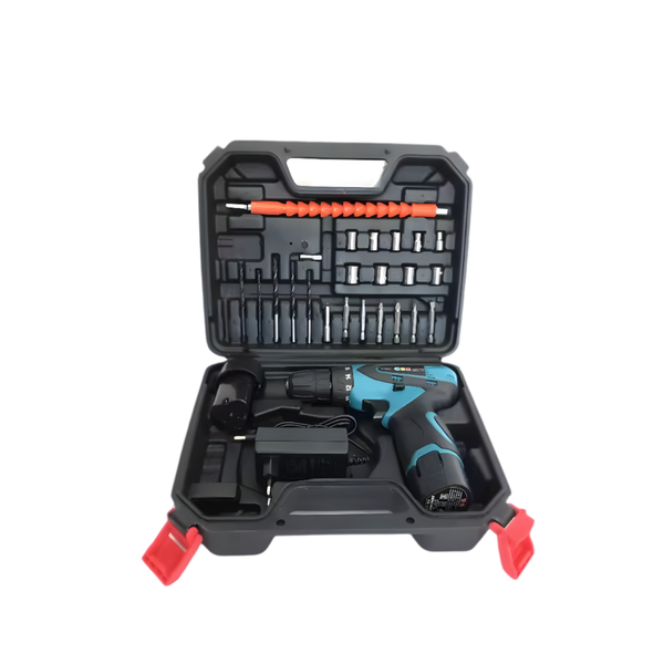 10mm 12V Cordless Screwdriver Drill With Tool Kit Set