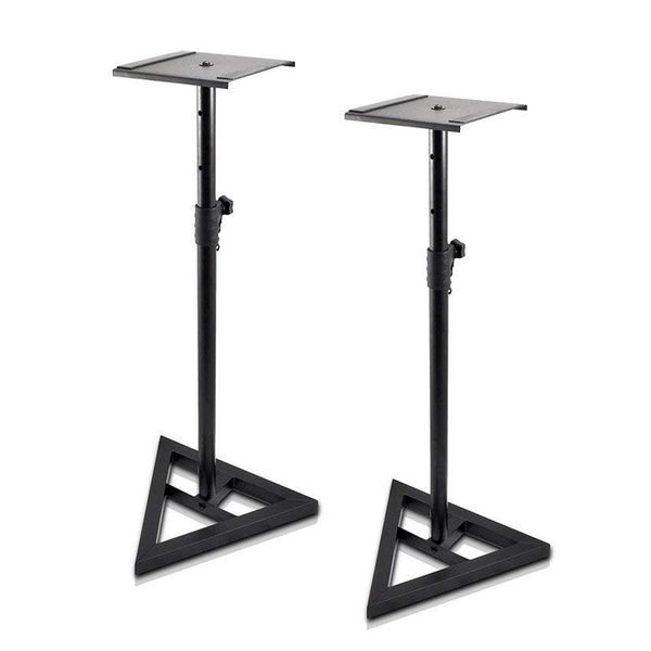 Speaker Stand Pair of Sound Play 1 and 3 Holder - Telescoping Height Adjus