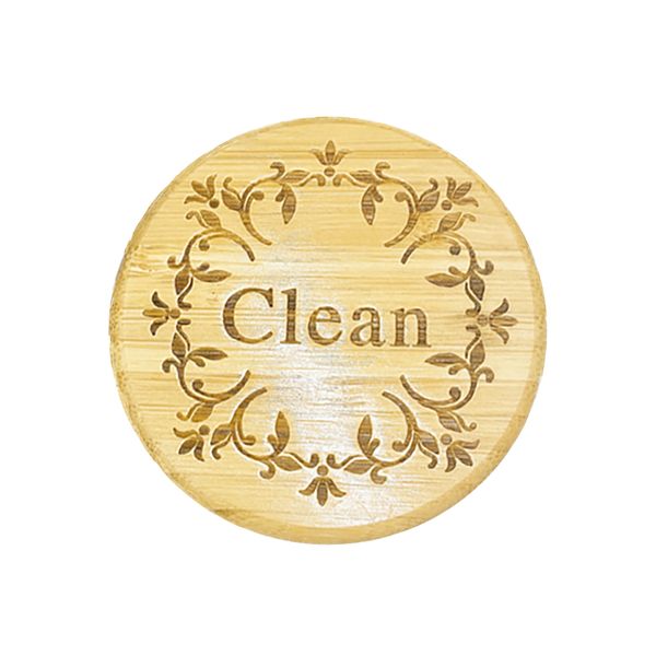 Double-Sided Stickers for Dishwasher Magnet Clean Dirty Sign for Home