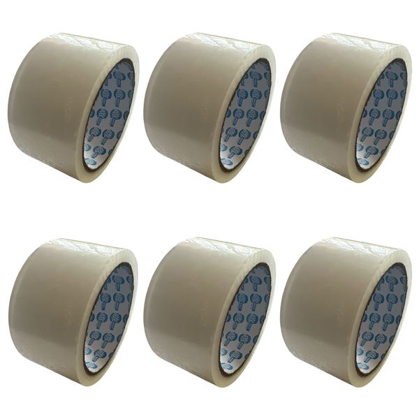 Avast Packaging Tape Clear 48mm x 50m (6 pack)