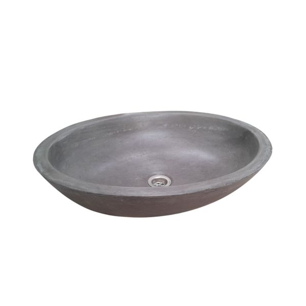 Angels Rock Pool Charcoal Bespoke Bathroom Basin/Sink 54.5x40x16.5cm