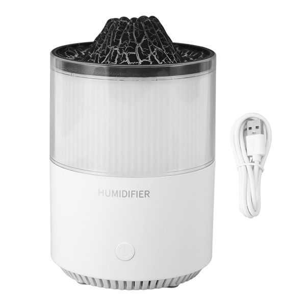 Flame Lamp Aroma Humidifier - Large capacity with colorful lighting