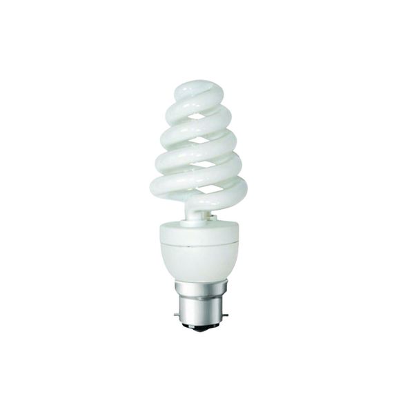 ACDC - 230V 15W Spiral CFL Lamp Warm White E27