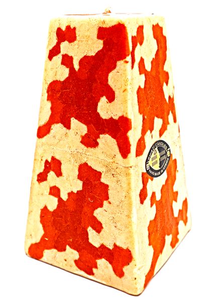 Swazi Hand Made Brown Pyramid Candle