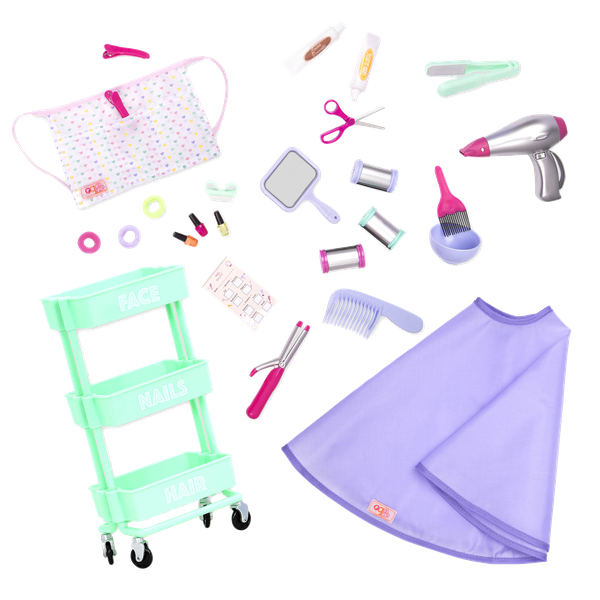 Our Generation Deluxe Berry Nice Salon Playset - Purple / Green