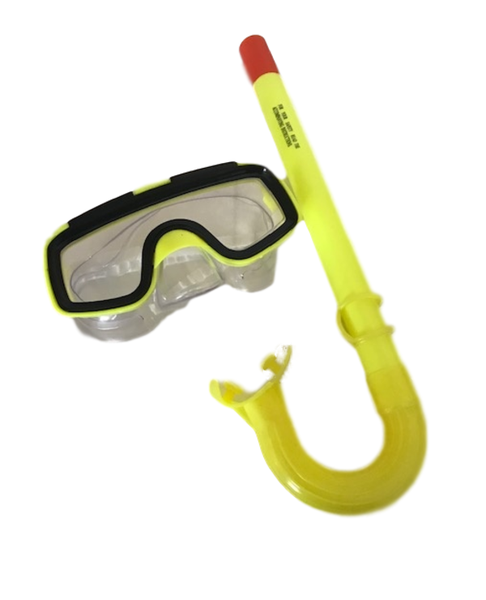 Junior Mask &amp; Snorkel Set - Bright Yellow