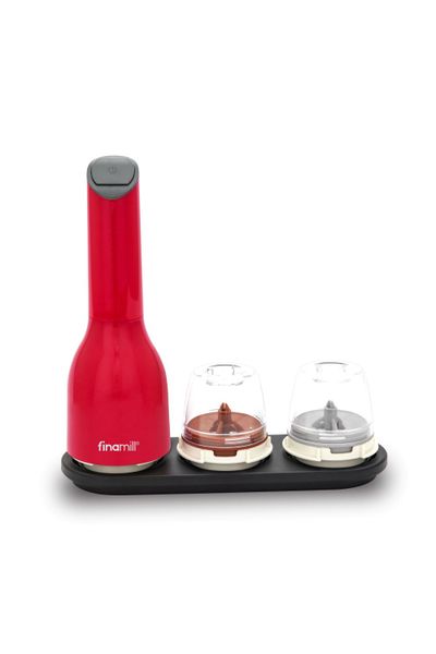 FinaMill Battery Operated Spice Grinder with Two Pro Plus Pods - Sangria