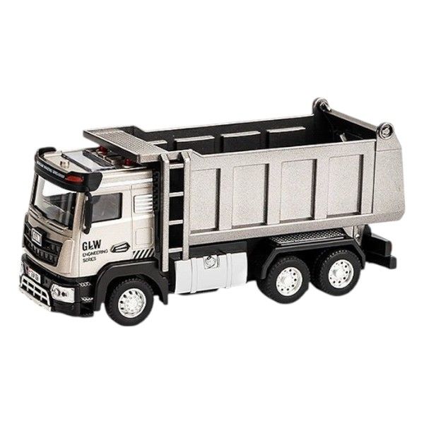 Engineering Series Die-Cast Dump Truck Toy - Grey