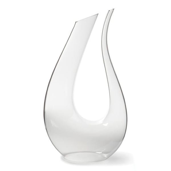 Decanter U-Shaped 1L 33cm Glass RVT356
