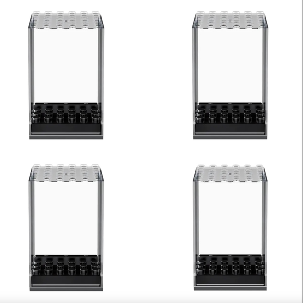 Stackable/Dustproof Building Block Display Case (6.9cm) Set of 4