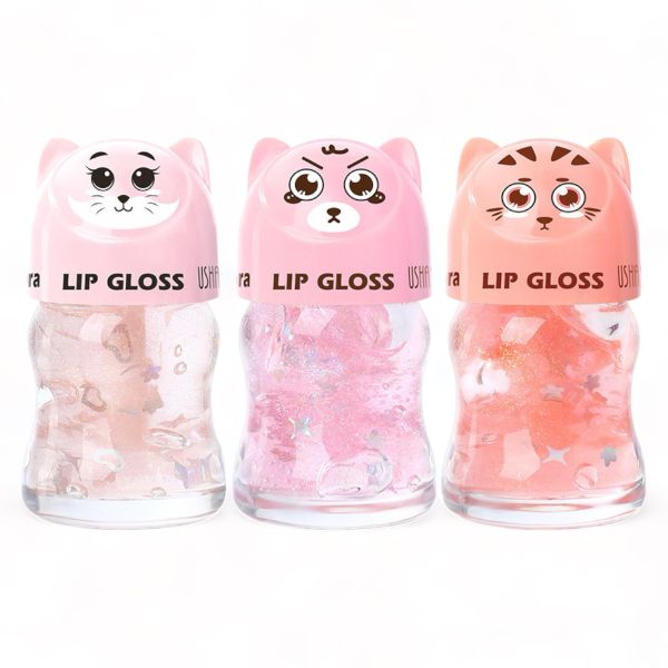 Set of 3 - Glitter Lip Plumping Gloss