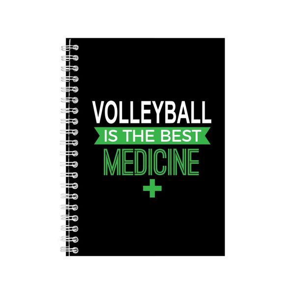 Volleyball Wire Bound Notebook Sport Gift Idea Writing Books A4 Notepad