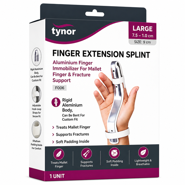 Tynor Finger Extension Splint Large (L) Mallet Finger &amp; Tendon Support