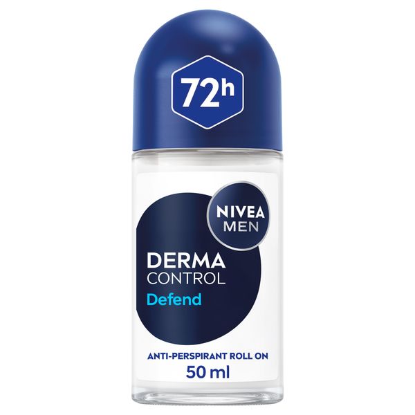 NIVEA MEN Derma Control Defend Anti-Perspirant Roll-On 50ml, 72h Protection