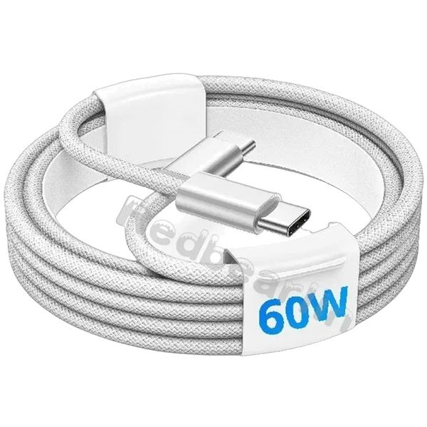 PD 3A Type-C to Type-C Fast Cable Compatible with iPhone 16 ProMax