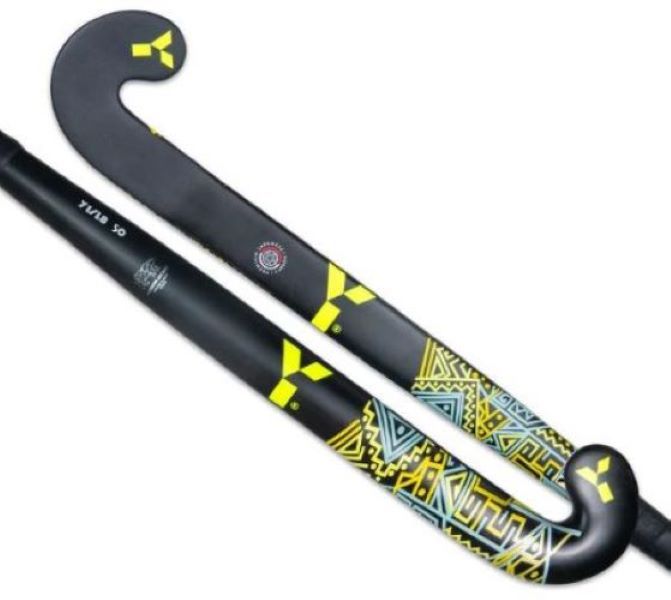Y1 LB 50 Low Bow Hockey Stick - Black - 35