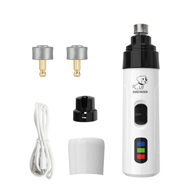 Silent Professional Pet Nail Grinding Machine - Cordless Electric Nail File