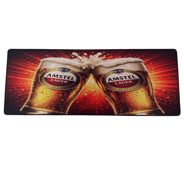 Amstel Lager Bar Mat - 80cm x 30cm - Steglio