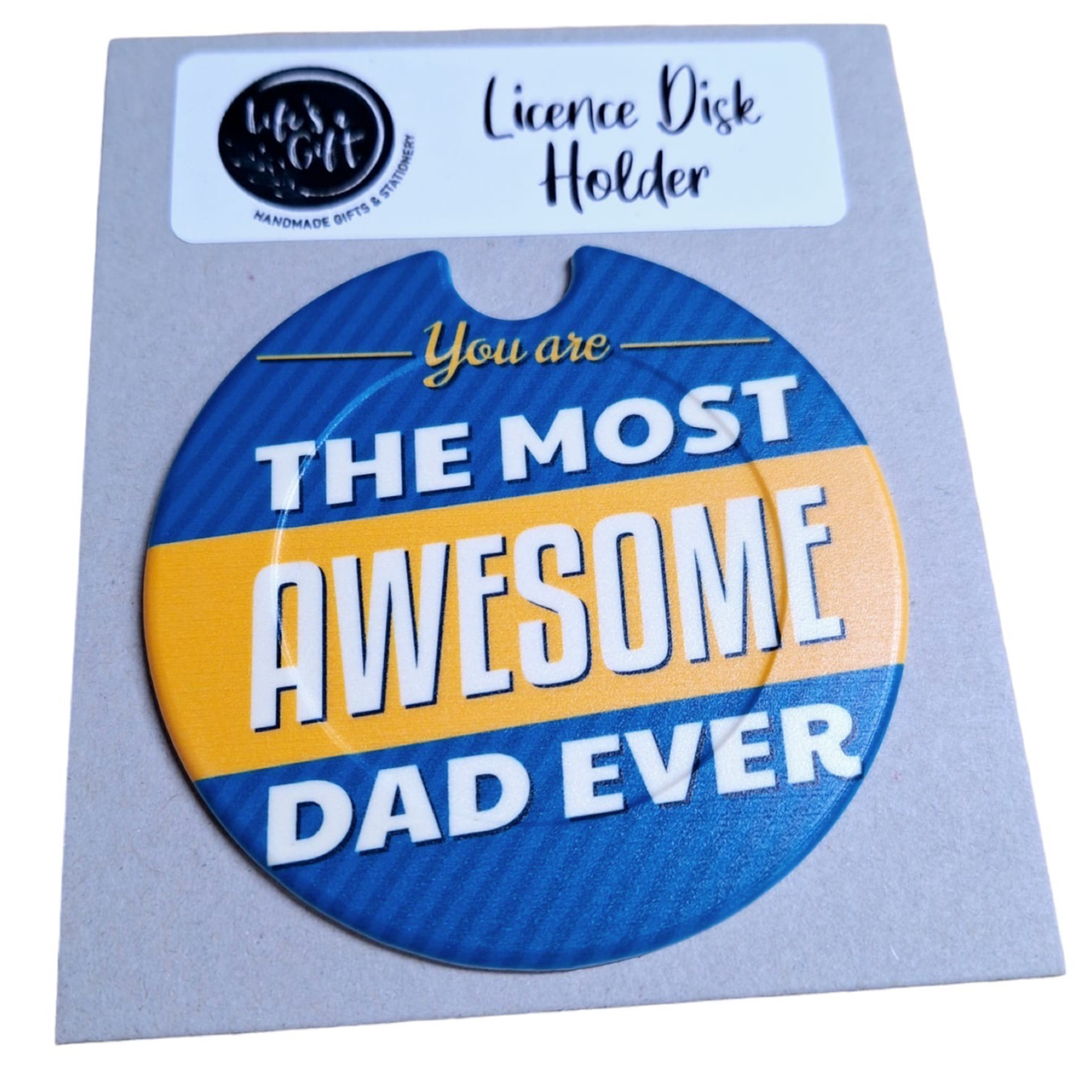 Father's Day Licence Disk Holder - Awesome Dad | Shop Today. Get it ...