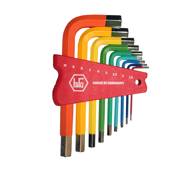 Allenkey Set Hafu 1.5-10Mm Color 9Piece - 2 Pack