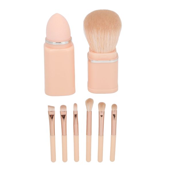 8-in-1 Retractable Makeup Brushes
