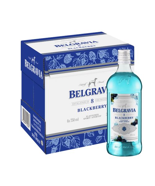 Belgravia Blackberry Spirit Aperitif - 6 x 750ml Bottles
