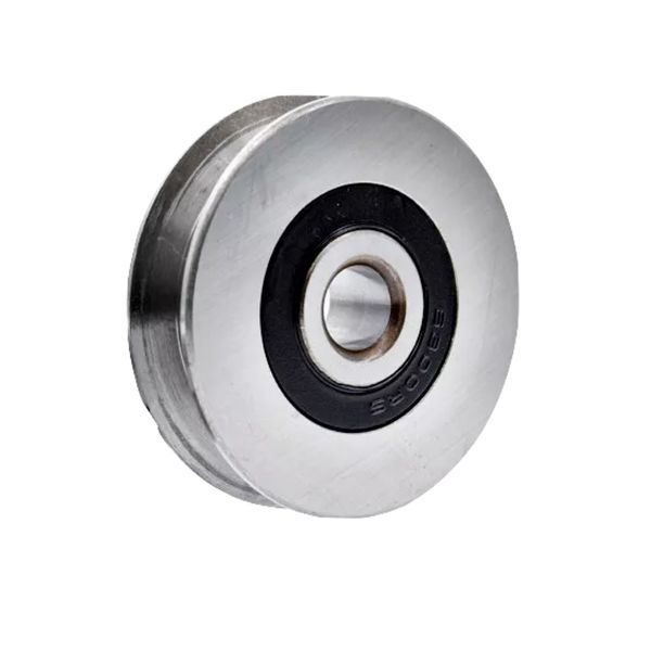 Tool Stainless Steel 5mm Radius Pulley Ball Bearing Wheel Roller -5cm