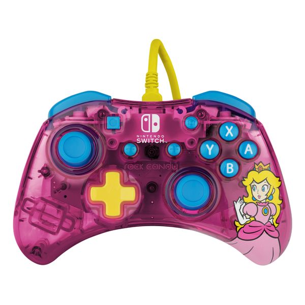 PDP Rock Candy Wired Controller: Peach - Switch