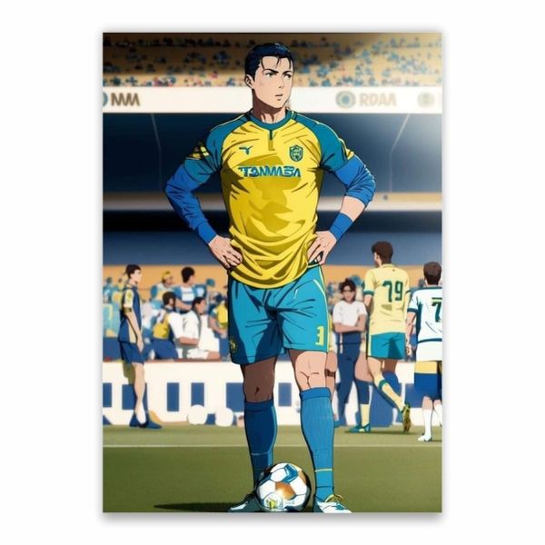 Anime Ronaldo Al-Nassr Poster - A1