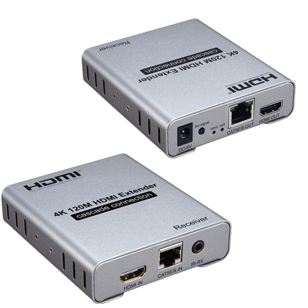 Portable Silver 4K HDMI Extender