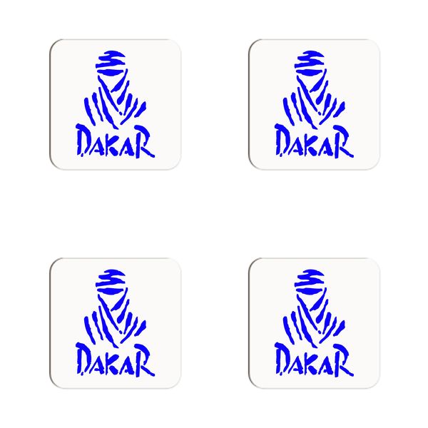 Dakar Blue Coasters - Set of 4