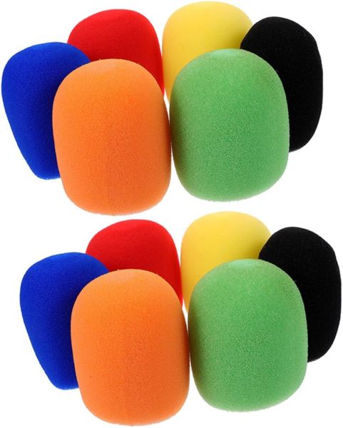 Microphone Sponge Covers Windshield Sleeves Reducing Noise Saliva Easy to