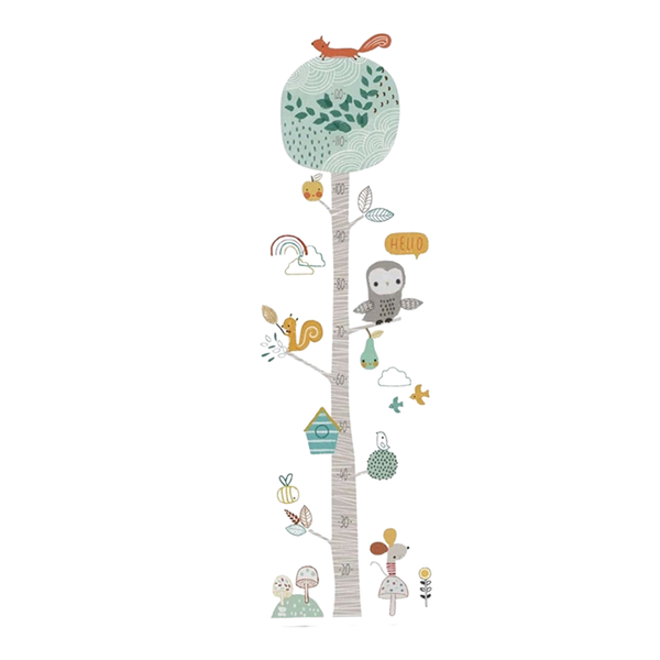 Kids Wildlife Theme Height Chart