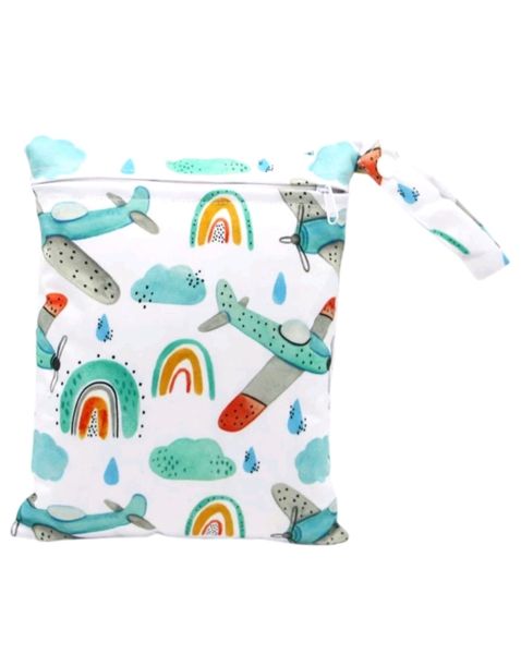 Multifunctional Waterproof Baby Diaper Bag (Airplane)