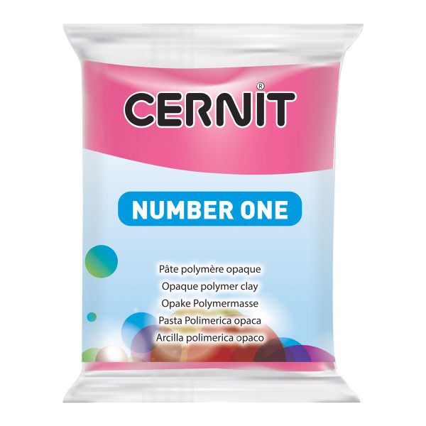 Cernit No 1 56g - Raspberry - Pack of 3